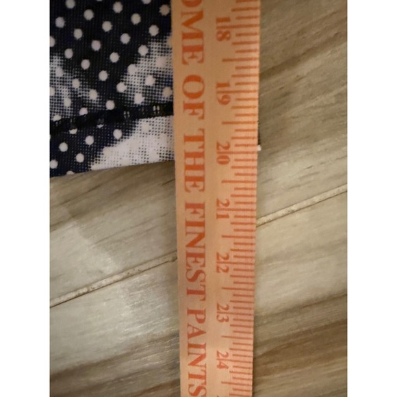 Lululemon Wunder Under Crop Leggings Size 6 Black White Polka Dot Floral Print - Picture 5 of 6